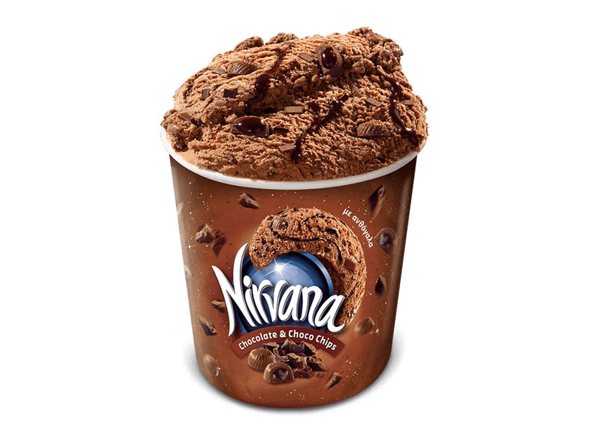 Сладолед Chocolate & Choco chips Nirvana 365 г