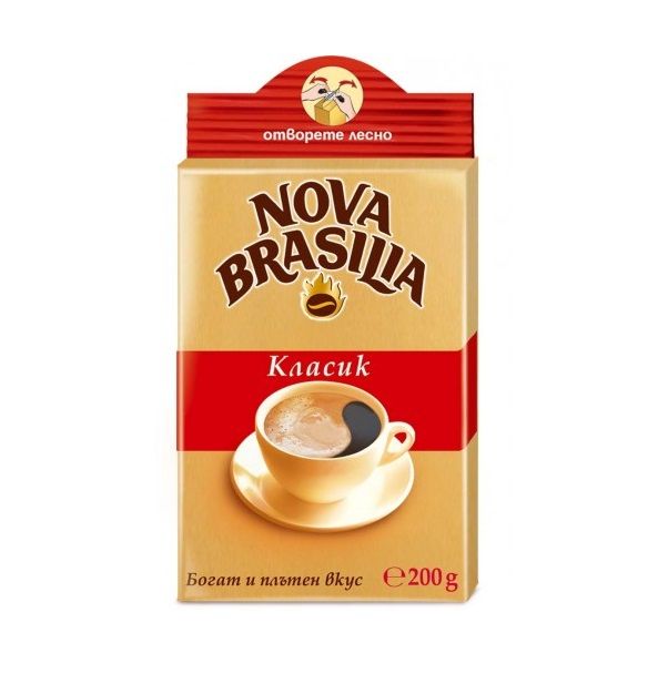 Мляно Кафе Nova Brasilia Класик 200 г