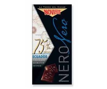 Черен шоколад Novi Nero Ecuador 75% какао 75гр
