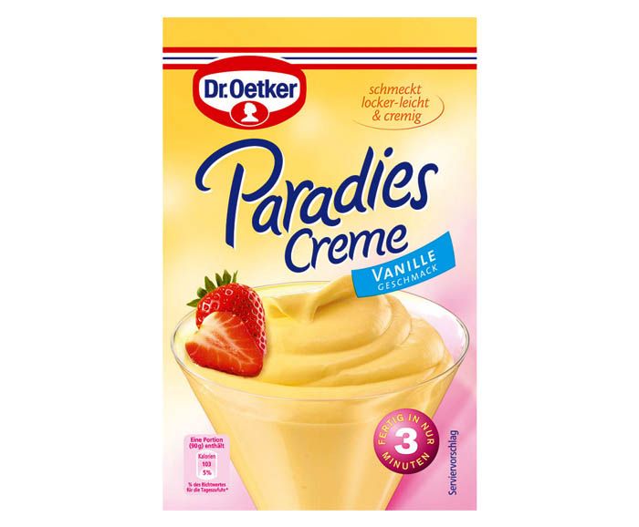 Крем Ванилия Dr Oetker Paradies Creme 60 г