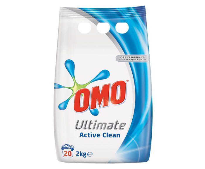 Прах за пране за бяло пране Omo Ultimate 2кг