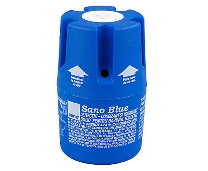 Синя вода за тоалетна чиния Sano Blue 150 г