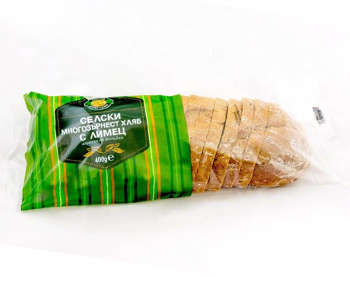 Селски многозърнест хляб с лимец 400 г
