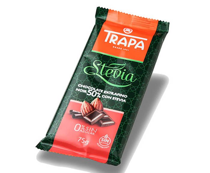 Шоколад Какао 50% със Стевия Trapa 75 г