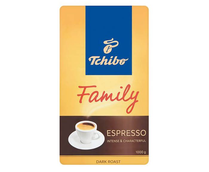 Кафе на Зърна Tchibo Family Espresso Dark Roast 1 кг