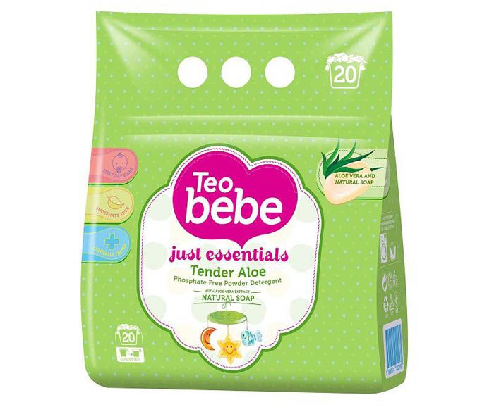 Прах за пране Teo Bebe Tender Aloe 20 пр. 1.5 кг