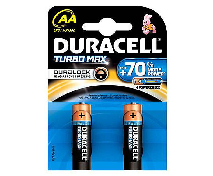 Батерии Duracell Turbo Max AA 2 бр