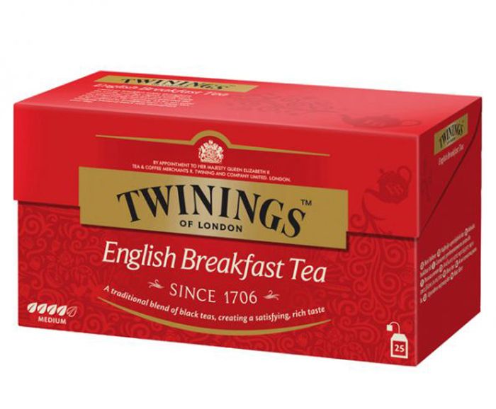 Черен Чай Английска Закуска Twinings English Breakfast 25 бр х 2 г
