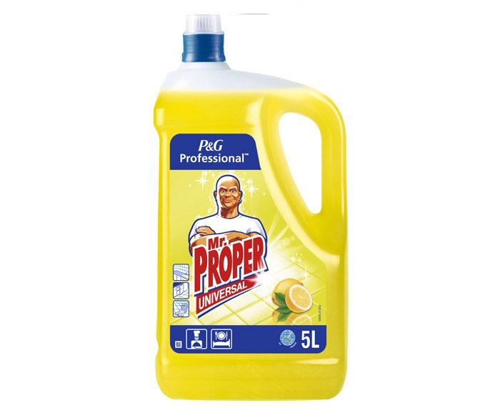 Универсален почистващ препарат Mr. Proper Лимон 5л