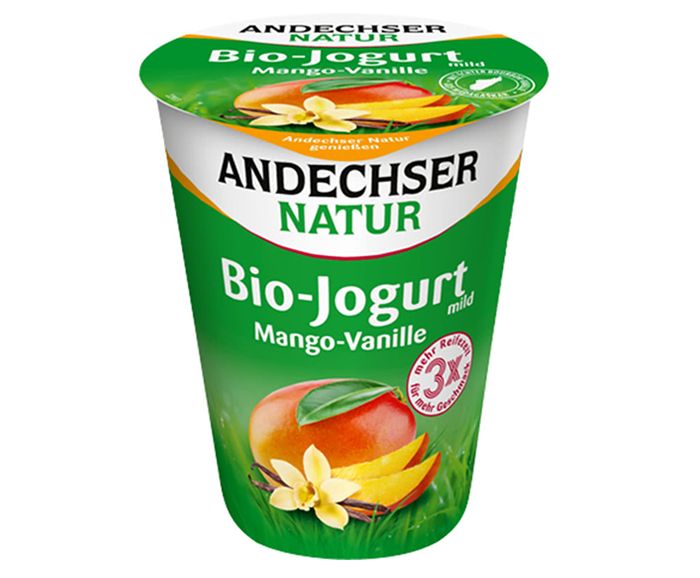 Био Йогурт Andechser с Манго и Ванилия 3.7% 400 г
