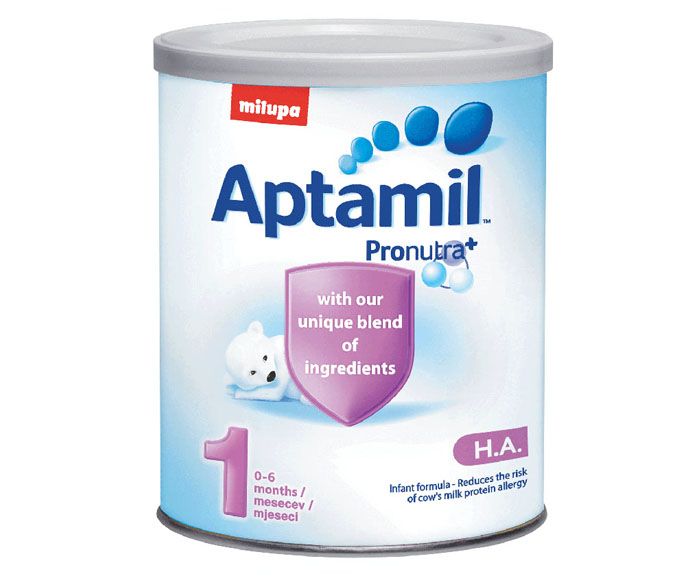 Адаптирано мляко Aptamil Pronutra+ H.A. 1 (0-6) 400 г