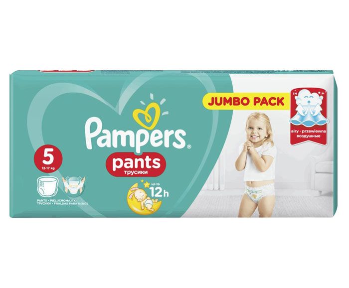 Бебешки Гащички Pampers Pants 5 (12-17 кг) 48 бр