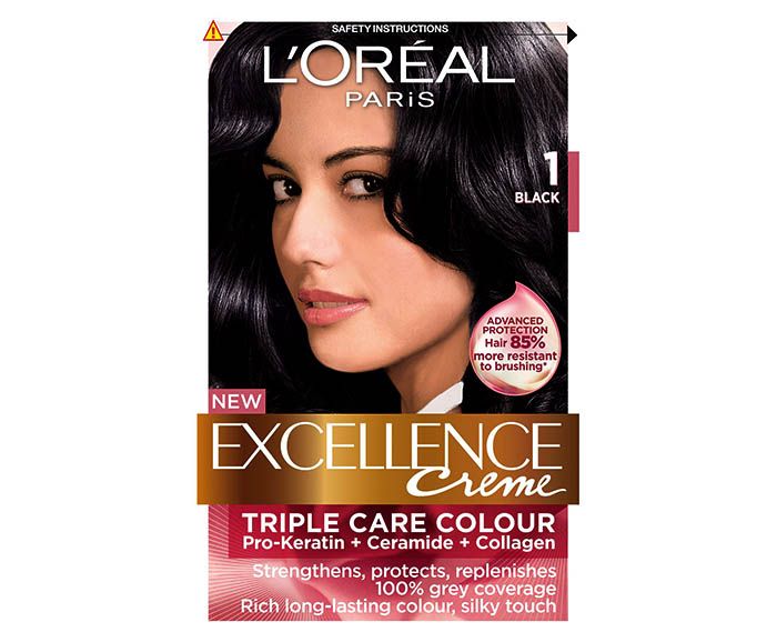 Боя за коса L'Oreal Excellence Creme 1 Естествено Най-тъмно Черен
