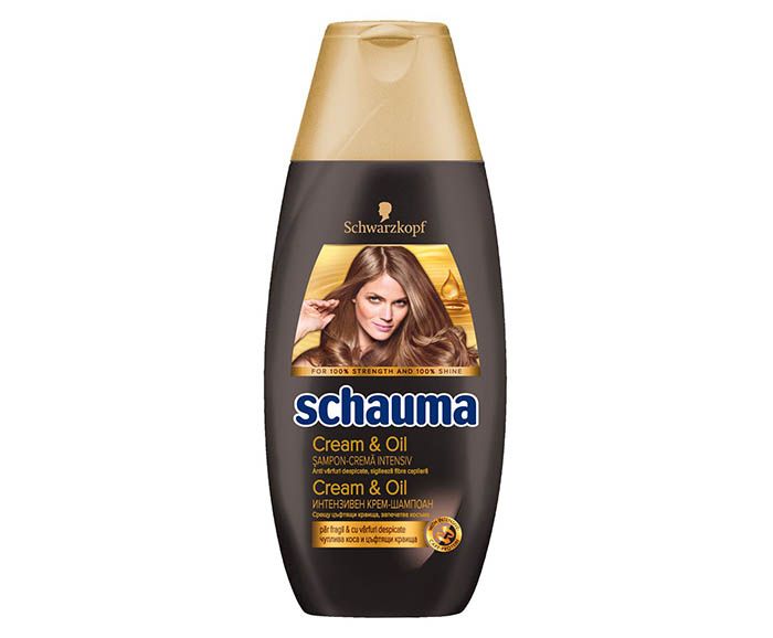 Шампоан за чуплива коса с оплетени краища Schauma Cream & Oil 250мл