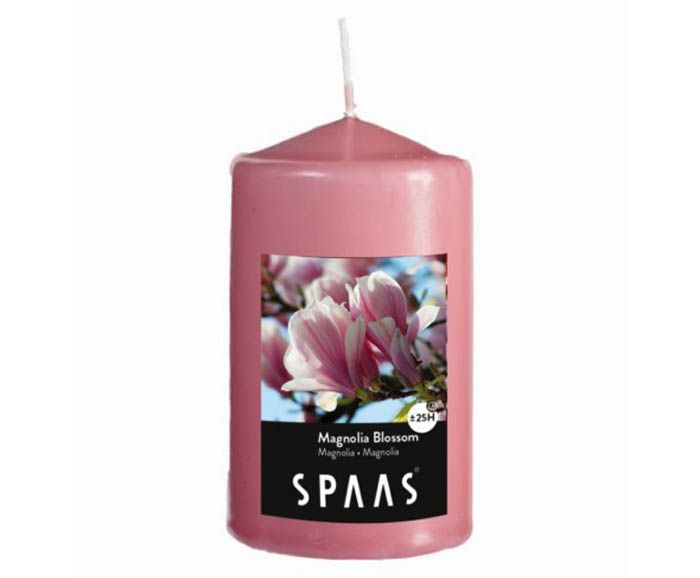 Свещ цилиндър Spaas Magnolia Blossom