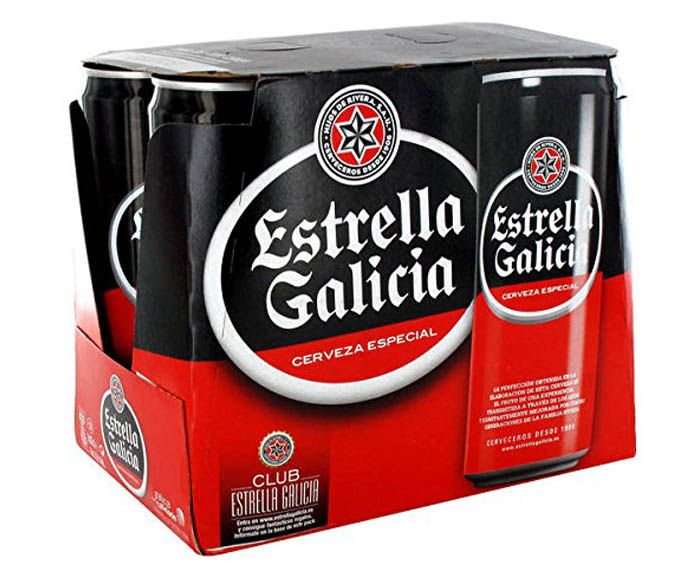 Бира Estrella Galicia Especial 6 х 0.33 л