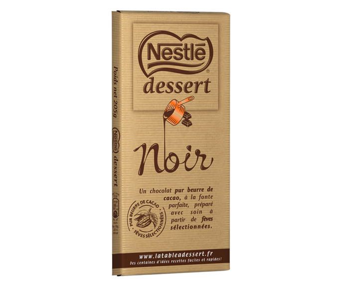 Тъмен Шоколад за Готвене Nestle Noir 205 г