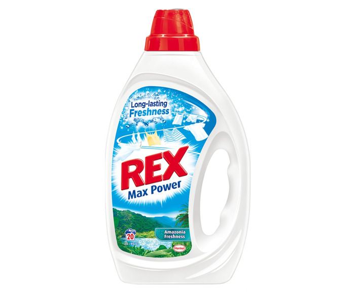 Гел за пране Rex Max Power Amazonia freshness 20 пр. 1 л