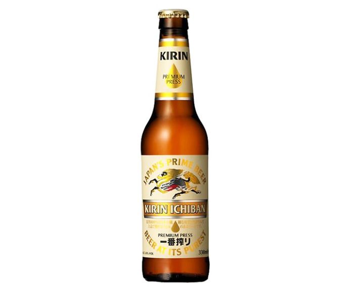 Японска бира Kirin Ichiban 5% 0.33 л