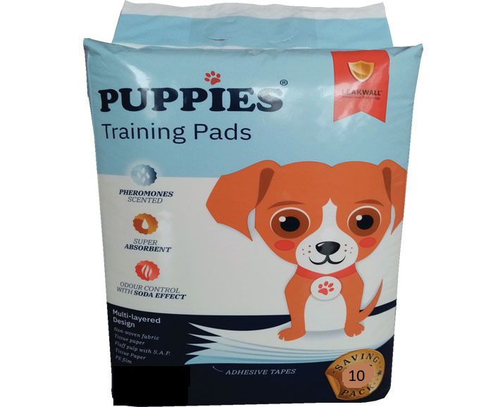 PUPPIES ХИГИЕННИ ПОДЛОЖКИ С ФЕРОМОНИ S 45/30 СМ 10 бр