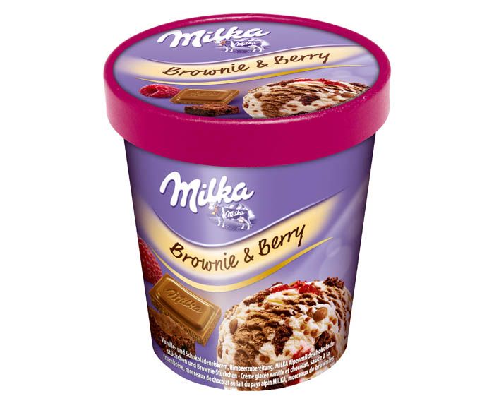 Сладолед Milka Brownie & Berry 320 г
