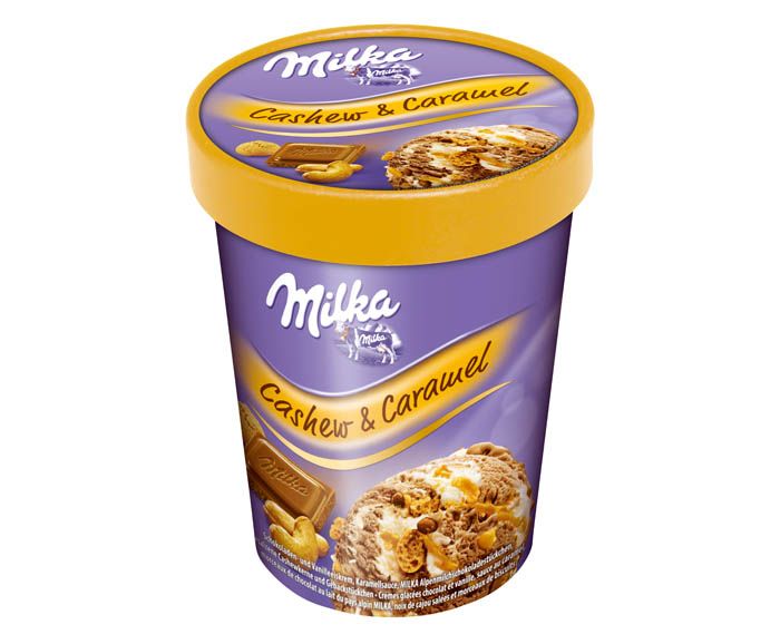 Сладолед Milka Cashew & Caramel 305 г