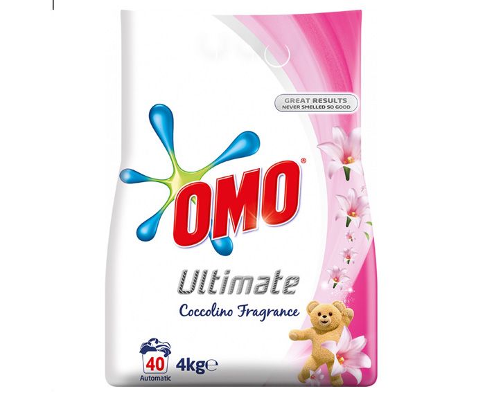 Прах за пране Omo Ultimate Coccolino Fragrance 40 пр. 4 кг