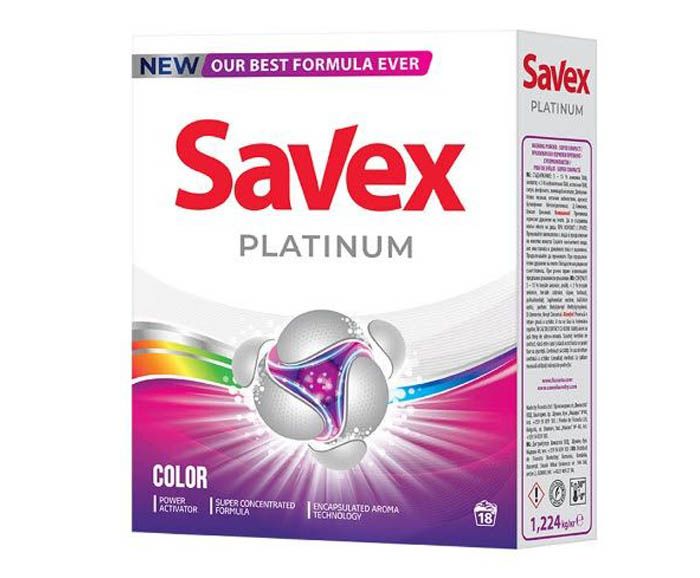Прах за пране Savex Platinum Color 1.224 кг