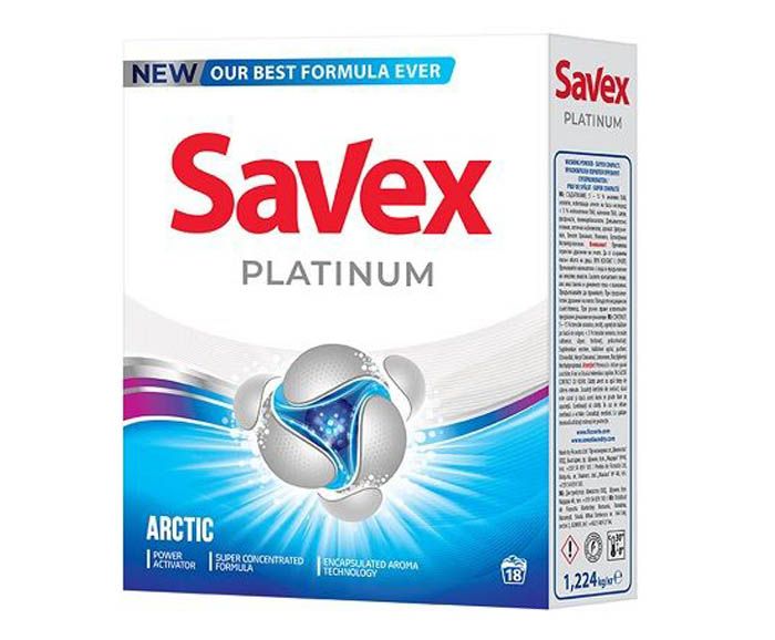 Прах за пране Savex Platinum Arctic 1.224 кг
