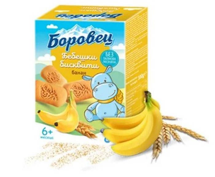 Бисквити Боровец с банан 6+ месец 100 г