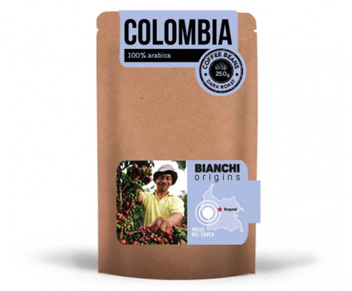 Кафе на зърна Bianchi Origins Colombia 250 г