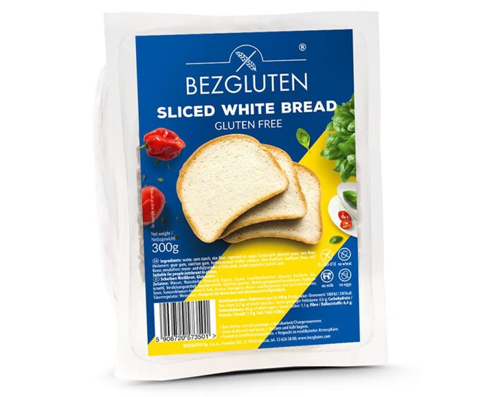 Хляб Бял Без Глутен Слайс Bezgluten 300 г
