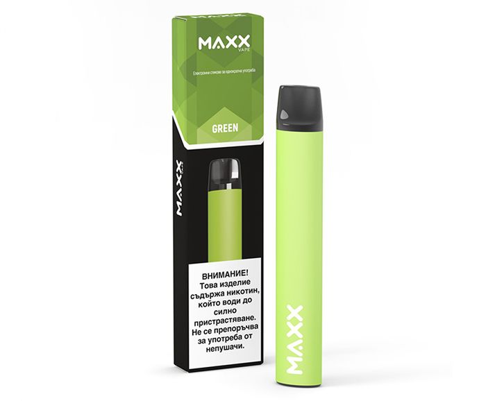 Електронен Стик Maxx Vape Green Мента - за Еднократна Употреба
