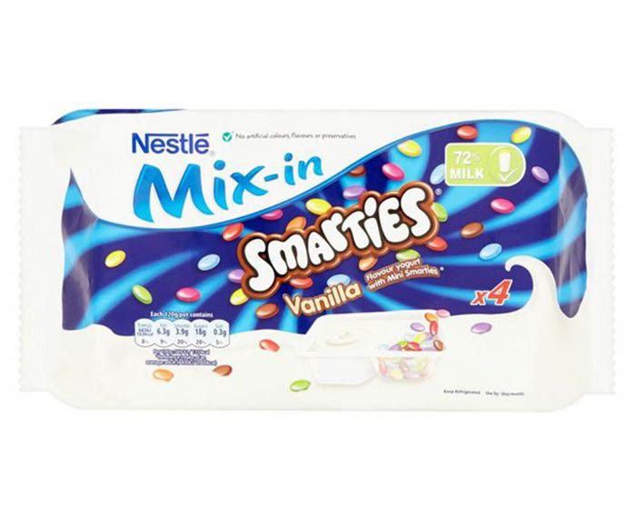Млечен десерт Nestle Smarties 120 г