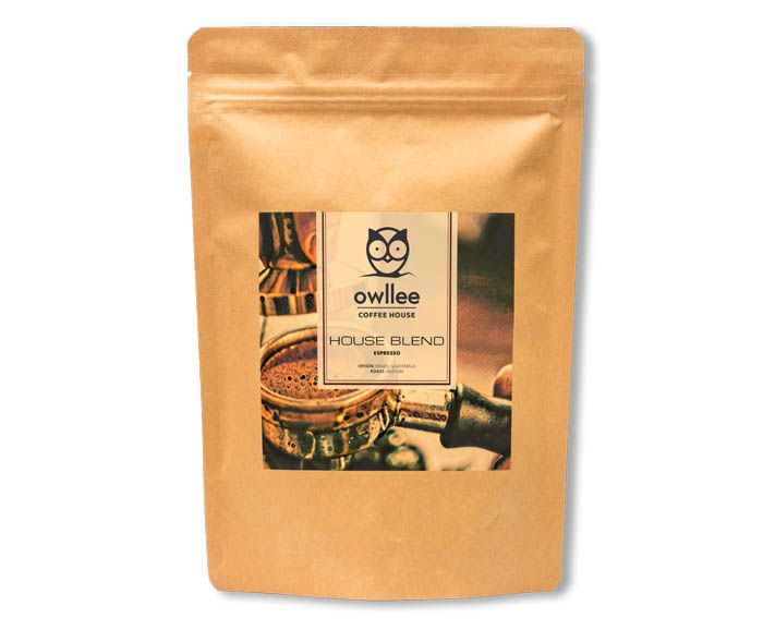 Кафе на зърна Owllee House Blend 200 г
