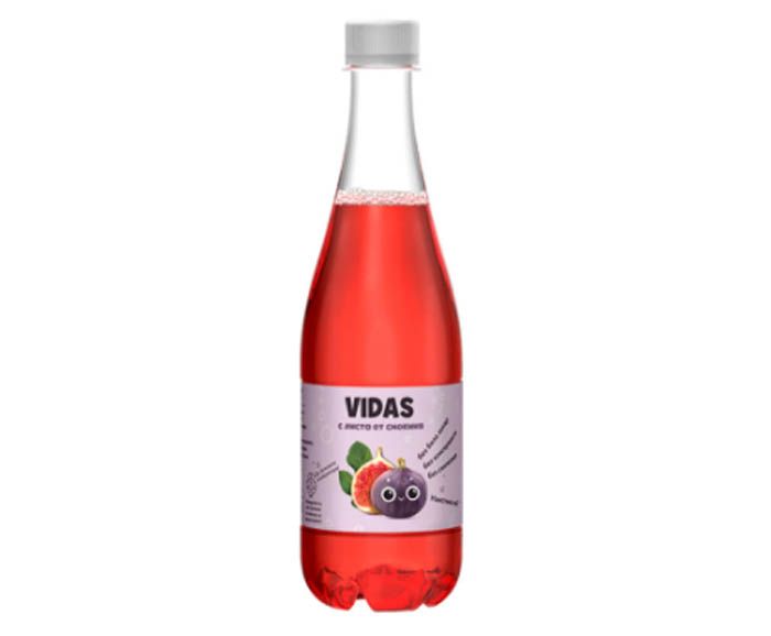 Газирана Напитка VIDAS с Листа от Смокиня 500 мл