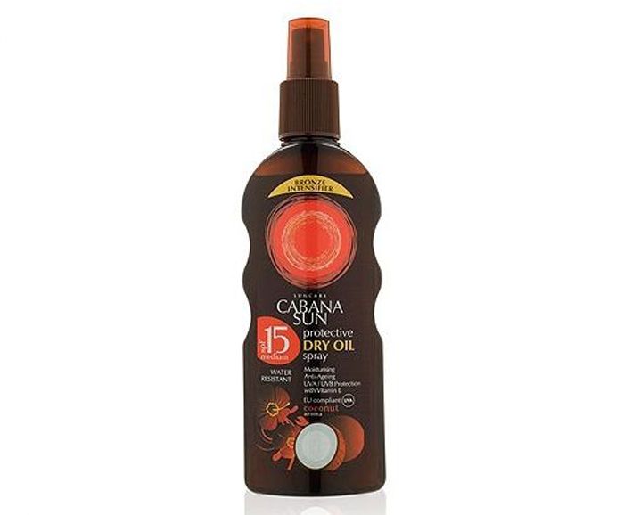 Слънцезащитно сухо олио Cabana Sun SPF 15 200 мл