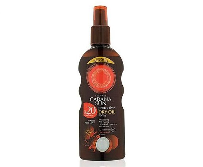 Слънцезащитно сухо олио Cabana Sun SPF 20 200 мл