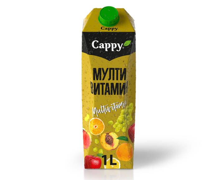 Плодова Напитка Cappy Мултивитамин 50% 1 л