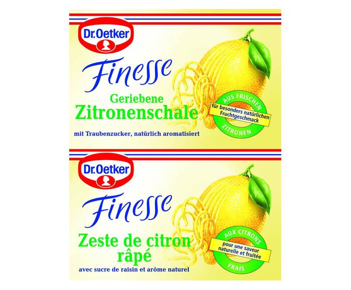 Finesse Dr. Oetker Аромат лимонови корички 12 г