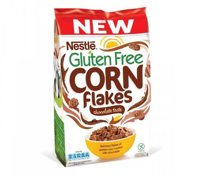 Зърнена Закуска Без Глутен Nestle Corn Flakes Шоколад 450 г