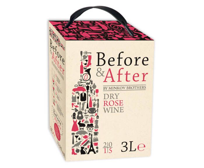 Вино Розе Before & After Кутия 3 л