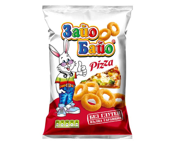 Царевични пръчици Зайо Байо пица 55 г