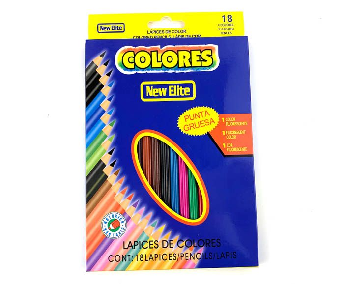 Цветни моливи 18 цвята 