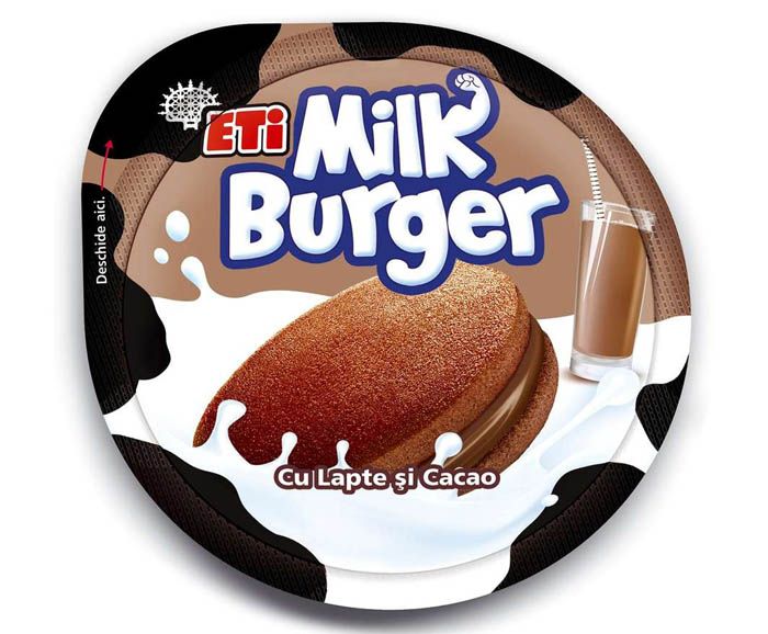 Кекс Eti Milk Burger с Мляко и Какао 35 г