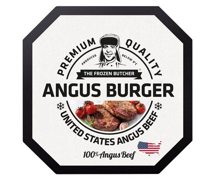 Замразен Американски Ангъс говежди бургер 2 бр х 125 г - кутия
