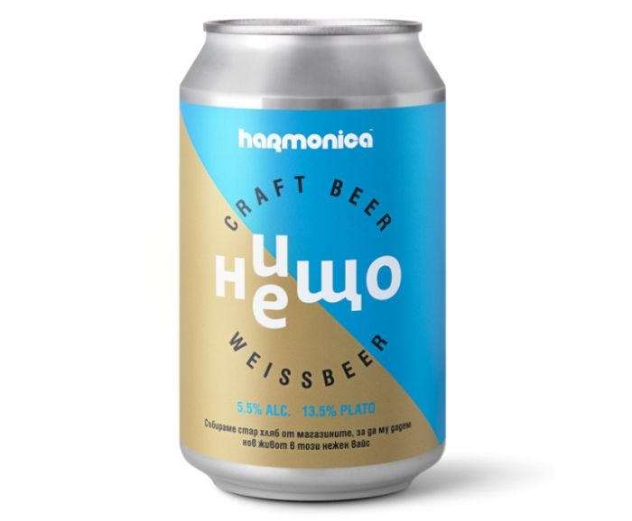 Крафт Бира Harmonica Weissbeer 5.5% Кен 330 мл