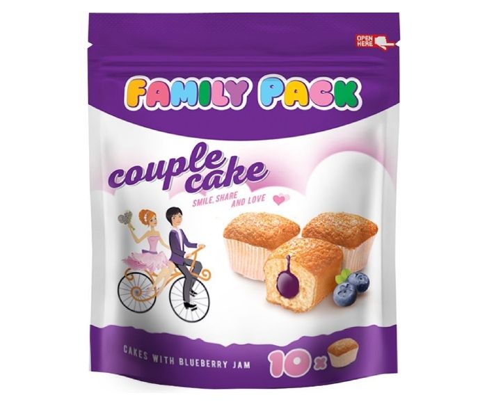 Мини Кексчета Couple Cake Family Pack Боровинка 200 г