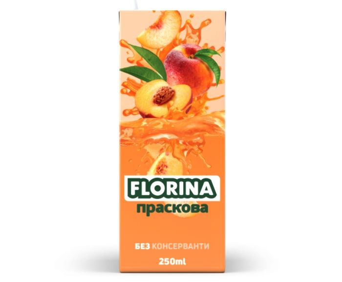 Нектар Праскова 25% Florina 250 мл