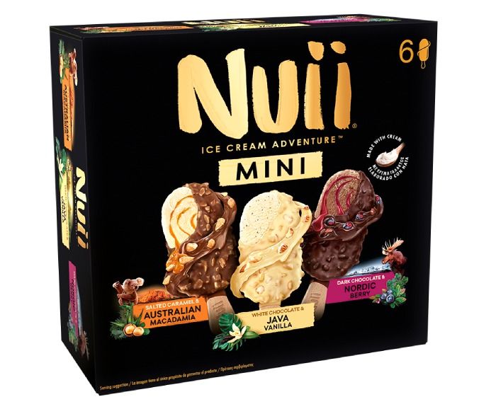 Сладолед Nuii Трио Mini Mix 6 х 55 мл